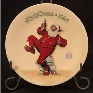 1989 Norman Rockwell JOLLY OLD ST. NICK 16th In Annual Series Christmas Plate